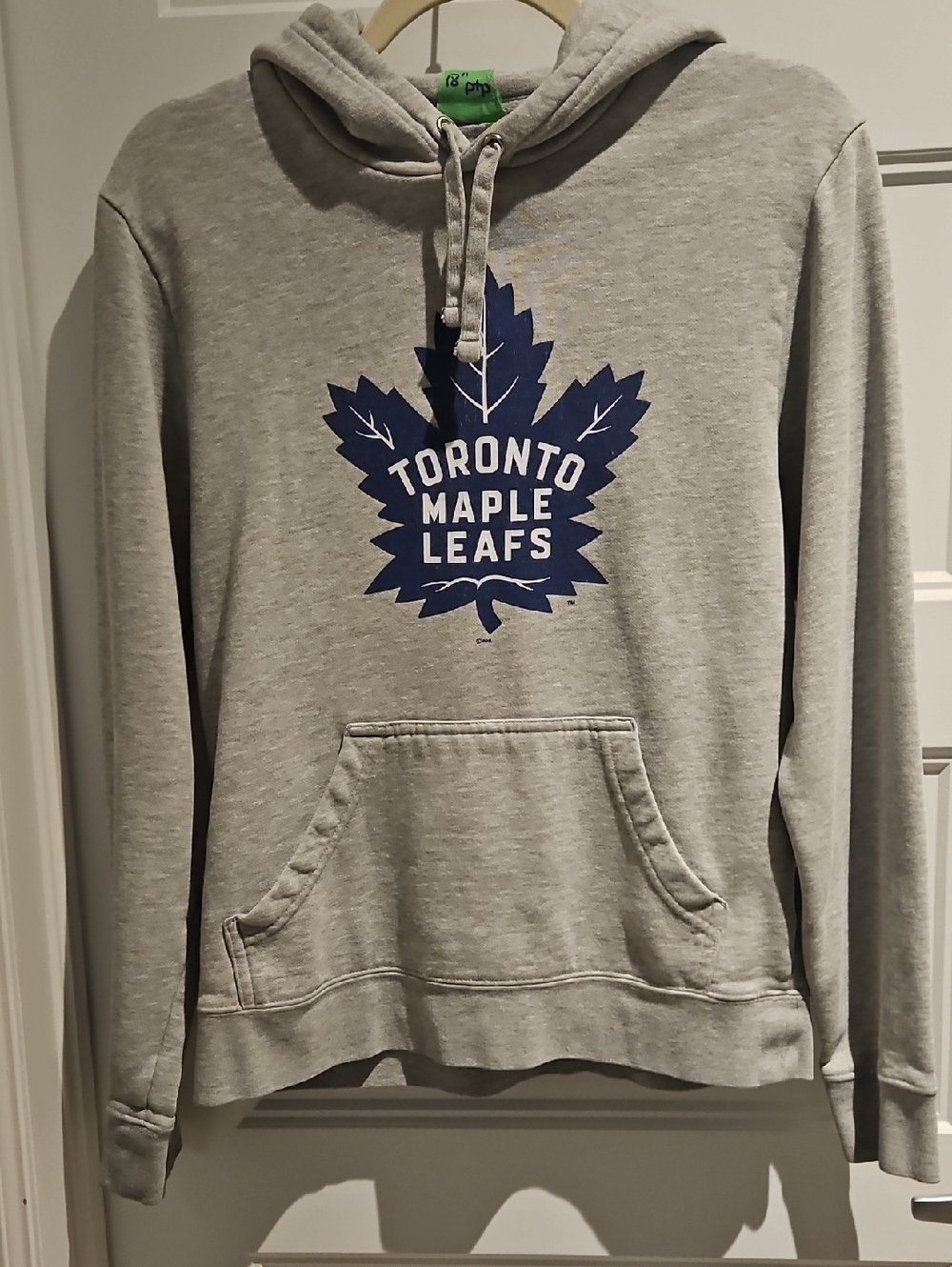 🩵2/$25🩵Fanatics Grey Hoodie with Navy Toronto Maple Leafs Logo